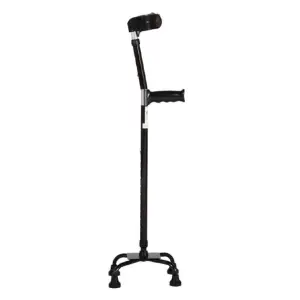 Elbow Crutch with Quad Base, 100 kg | MOBIAK